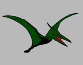 Coloring page Pterodactyl painted bymax