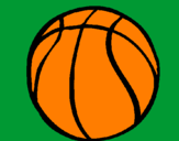 Coloring page Basketball hoop painted bybobbie