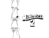 Coloring page Madagascar 2 Penguins painted byb