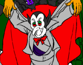 Coloring page Dracula painted byGil