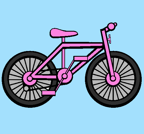 Coloring page Bike painted bychloe