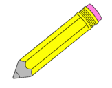Coloring page Pencil II painted bychloe