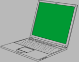 Coloring page Laptop painted bychloe
