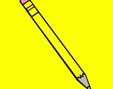 Coloring page Pencil III painted bychloe