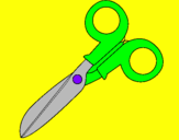 Coloring page Scissors painted bychloe