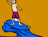 Coloring page Surf painted byjabneel