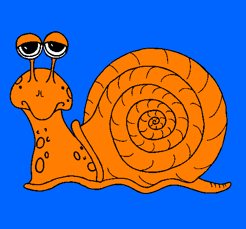 Coloring page Snail painted bygerardo