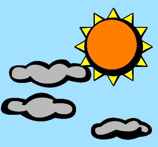 Sun and clouds 2