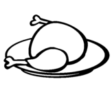 Coloring page Chicken painted byujj