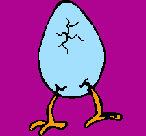 Egg with legs