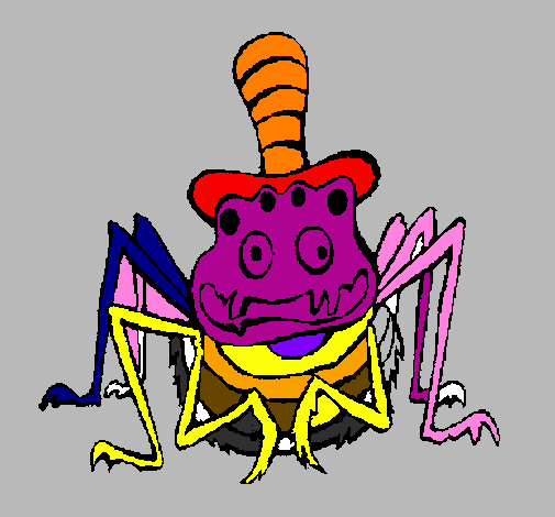 Spider with hat