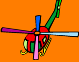 Coloring page Helicopter V painted bypatito