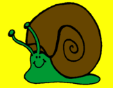 Coloring page Snail painted bycandella