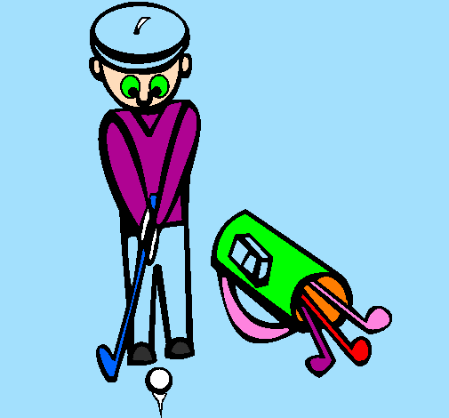 Coloring page Golf II painted bybeth