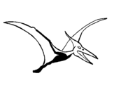 Coloring page Pterodactyl painted byVALERIA