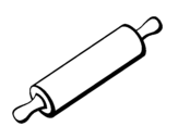 Coloring page Rolling pin painted byDaisyyyyyy
