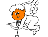 Coloring page Cupid painted bysdfsdfsfd
