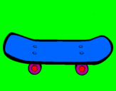 Coloring page Skateboard II painted bydylan15