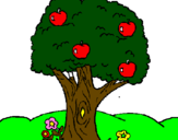 Coloring page Apple tree painted byVANE110307