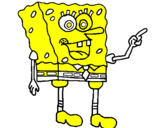 Coloring page SpongeBob painted byVANESSA110307
