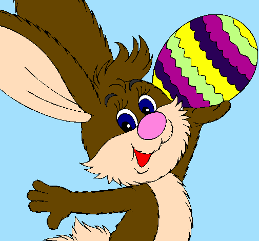 Rabbit and Easter egg II