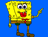 Coloring page SpongeBob painted bymicol