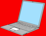 Coloring page Laptop painted byjack 3