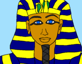 Coloring page Tutankamon painted bymorgan