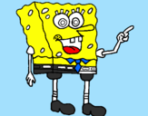 Coloring page SpongeBob painted bykitty