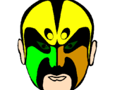 Coloring page Asian wrestler painted bygabriel