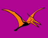 Coloring page Pterodactyl painted byjacob