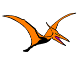 Coloring page Pterodactyl painted byjacob