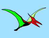 Coloring page Pterodactyl painted bydaniel