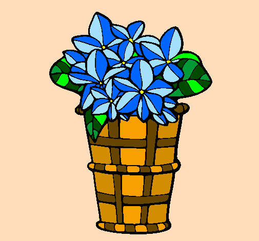 Basket of flowers 3