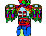 Coloring page Totem painted bykelan