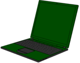 Coloring page Laptop painted byPC