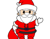 Coloring page Father Christmas 4 painted by5963215;.,/358185596 a d 