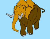 Coloring page Mammoth II painted byalex