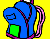 Coloring page School bag II painted byAriana$