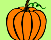Coloring page Big pumpkin painted byjose832