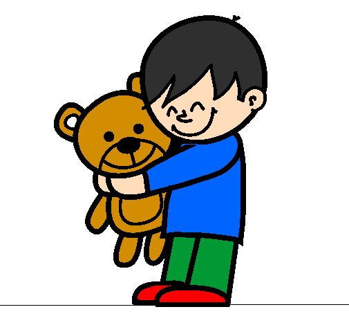 Boy with teddy