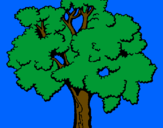 Coloring page Tree painted byjulia