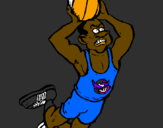 Coloring page Slam dunk painted bydiing