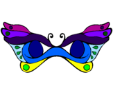 Coloring page Mask painted byjasmine