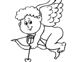 Coloring page Cupid painted bymartaceles