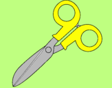 Coloring page Scissors painted byamramr