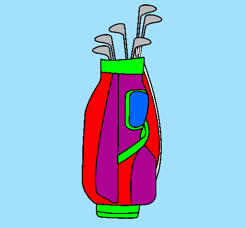 Coloring page Golf club painted byjack