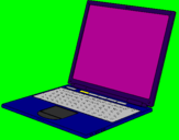 Coloring page Laptop painted byZASER