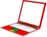 Coloring page Laptop painted byLap roja