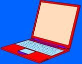Coloring page Laptop painted byAriana$